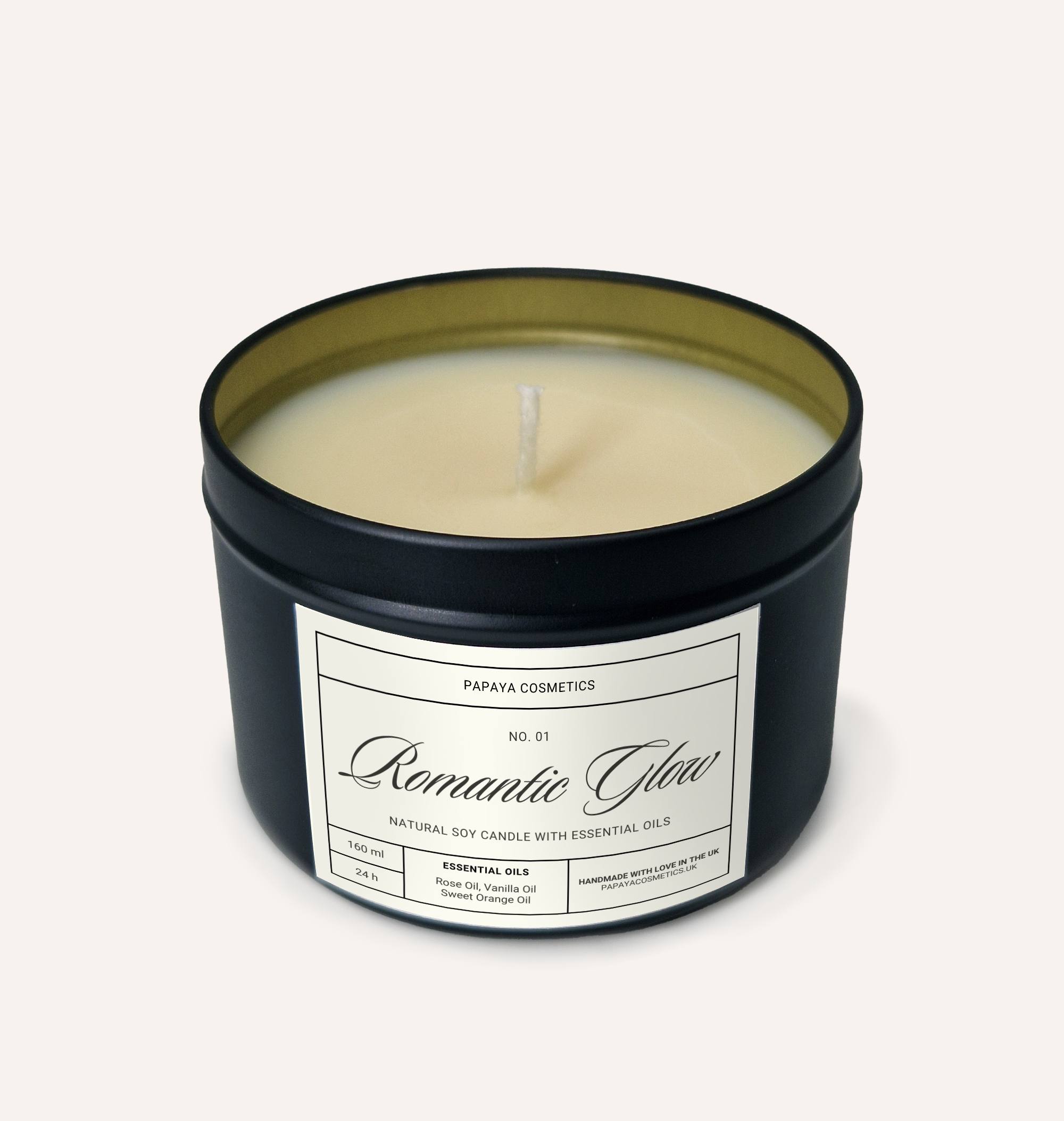 Romantic Glow - Soy Wax Candle