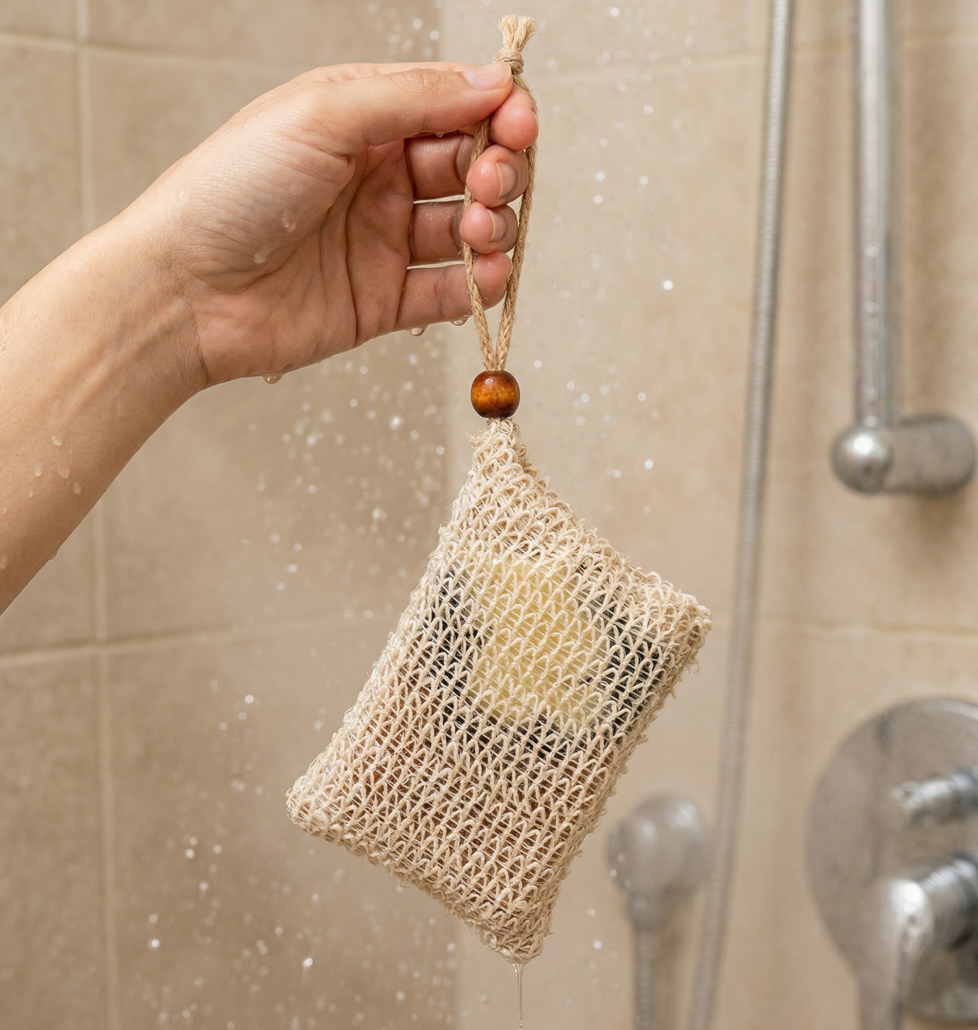 Eco Sisal Soap Bag