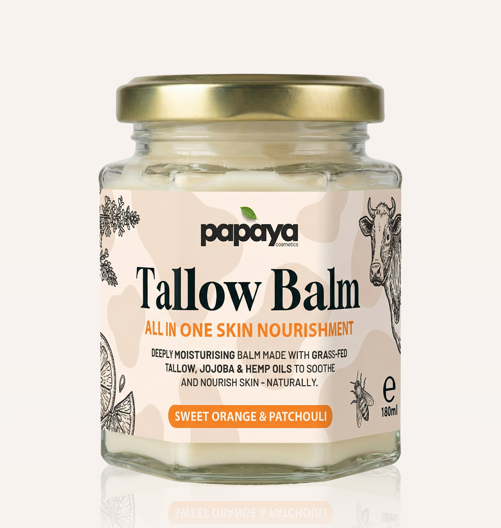 Tallow Balm - Sweet Orange & Patchouli