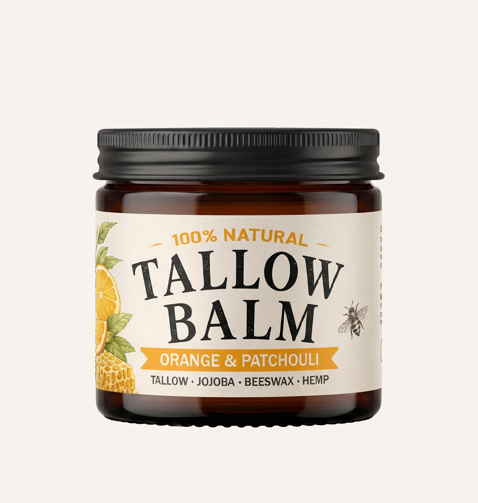 Tallow Balm – Sweet Orange & Patchouli