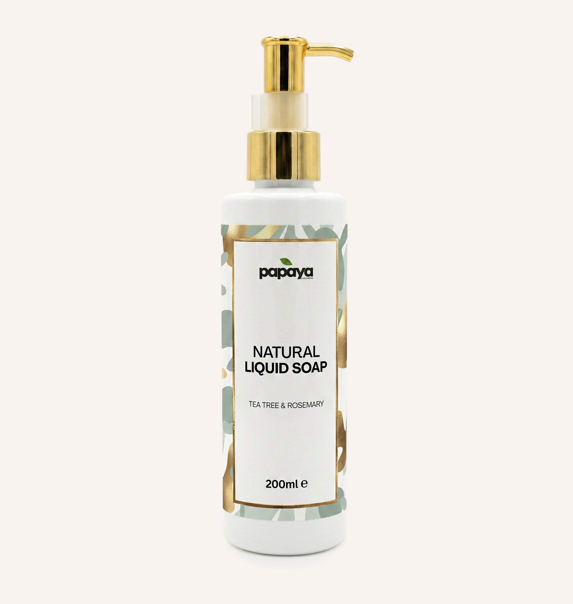 Natural Liquid Soap - Tea Tree & Rosemary | 200ml